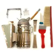 8 шт. пчелиный улей Пчеловодство курильщик долото рамка ручка королева Ловец щетка Пчеловодство набор инструментов