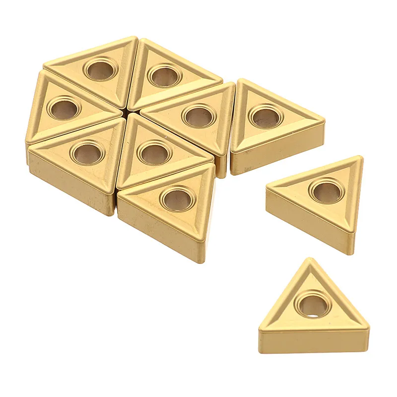 

DANIU 10pcs TNMG160404 MS CVD Insert Turning Tool Carbide Insert Thickness 4.5mm For DTGNR/L PTFBR/L CNC Lathe Tools