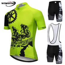 Weimostar Pro Team велосипедная одежда Maillot Ciclismo быстросохнущая MTB велосипеда трикотажный комплект короткий рукав Велосипедный спорт Велоспорт Джерси комплект