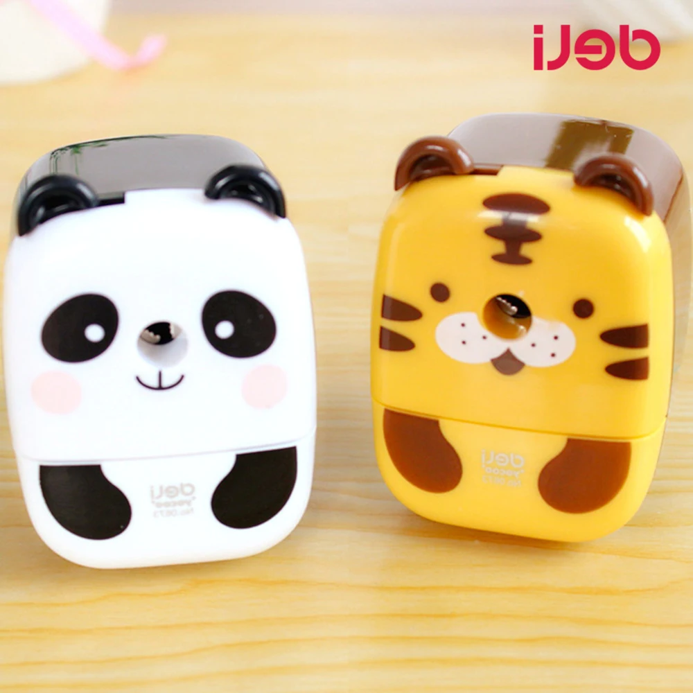 Новые прекрасные 2017 канцелярские Kawaii panda точилка дети школьного поставка