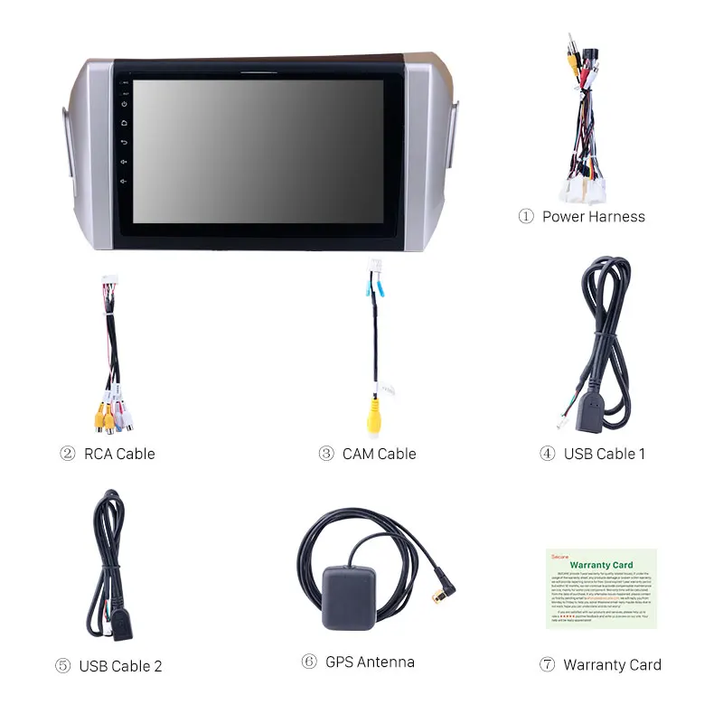 Sale Seicane 9 inch Android 8.1 for 2015 Toyota Innova Right Hand Drive 1024*600 Car Radio GPS Unit Player Steering Wheel Control 3