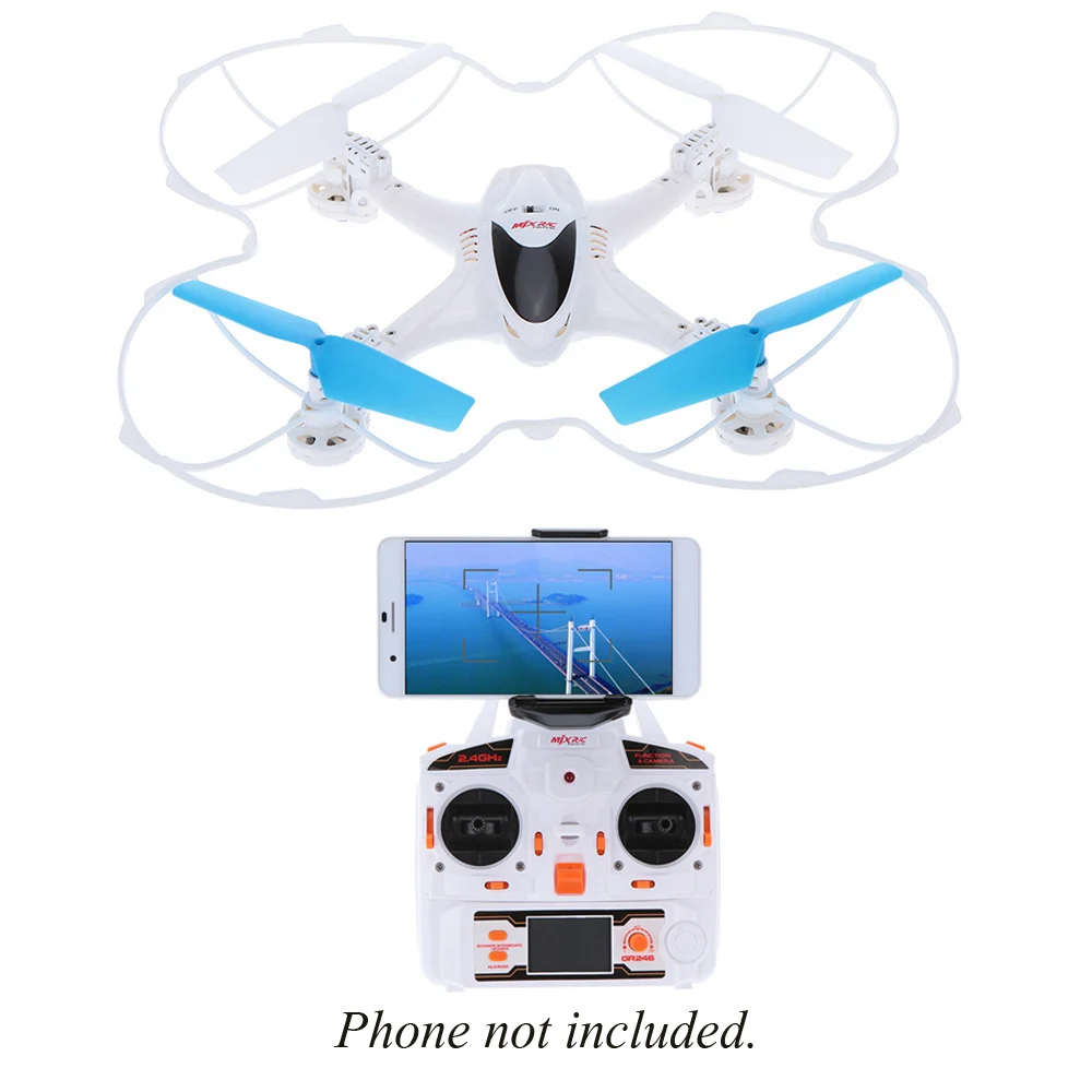 Original MJX X300C 2.4G 6-Axis Gyro wifi FPV RC Quadcopter Drone with 0.3MP Camera Headless mode/One-key landing/3D roll