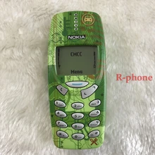 Полностью б/у Мобильный телефон NOKIA 3330 3310 GSM 900/1800 двухдиапазонный разблокированный сотовый телефон и зеленый