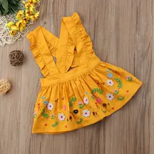 Pudcoco/юбка для девочек ясельного возраста, юбка на подтяжках для маленьких девочек, комбинезоны, одежда, одежда, От 0 до 5 лет