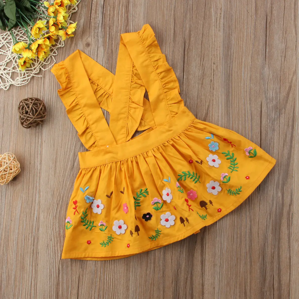 

Pudcoco Girl Skirt Toddler Infant Kids Baby Girl Suspender Skirt Overalls Outfit Clothes 0-5T