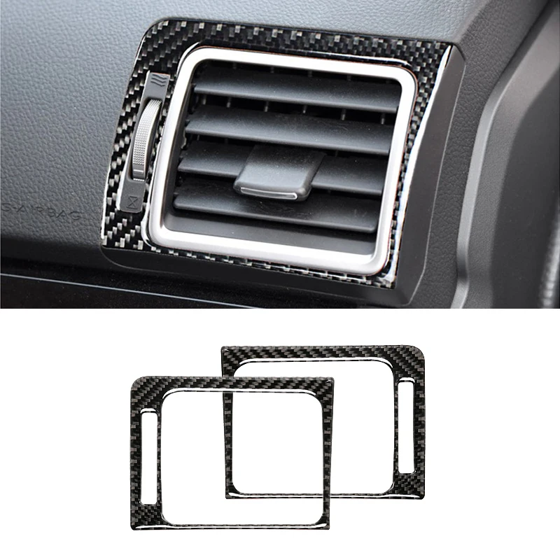 

For Subaru Forester 2016 2017 2018 2pcs Carbon Fiber Air Condition Air Outlet Cover Trim