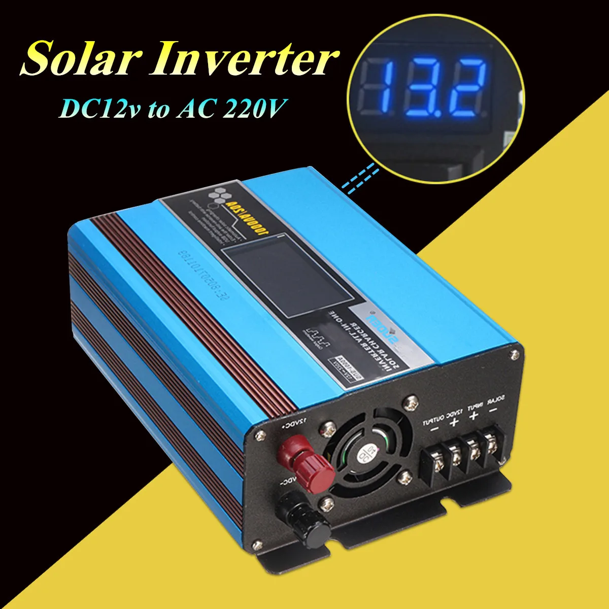 

1000W 12v 220v Inverter Solar Inverter With Solar Controller Car Inverters Built-in Solar Controller USB Interface