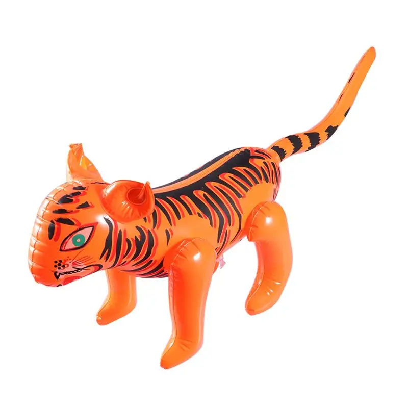 

1pc Novelty Inflatable Creative Animal Tiger Toy Plaything Air-filled Blow Up Balloon Party Decor Toys for Children Kids