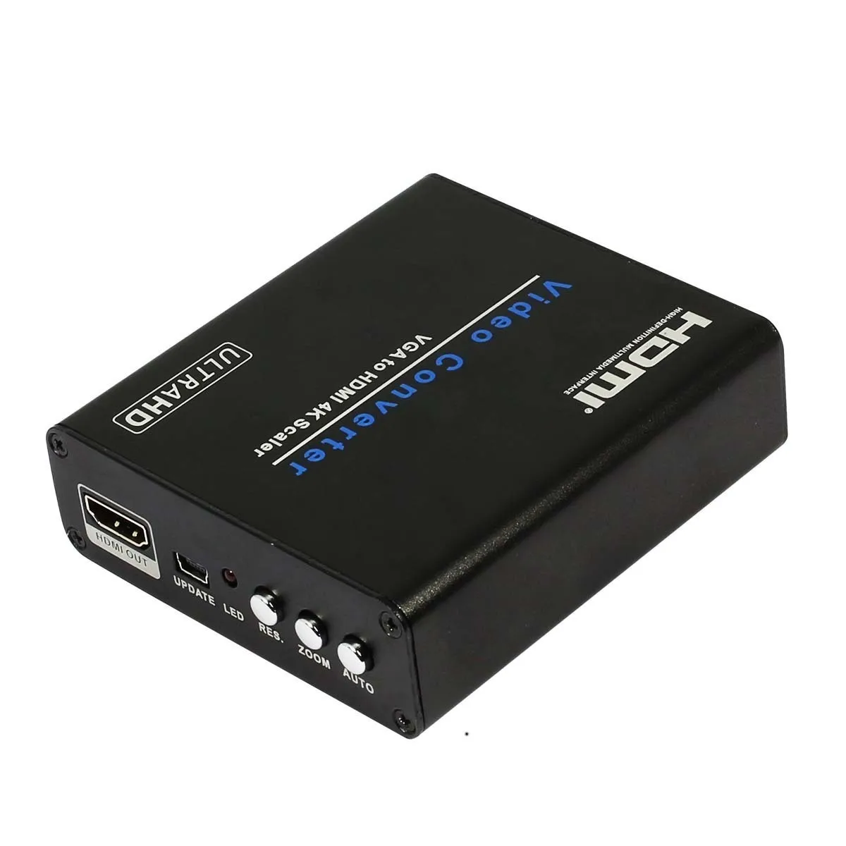  Video Converter VGA To HDMI 4K Scaler HD Audio Analog To Digital Conversion 4K*2K HDMI Out For PC L