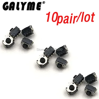 

10 pairs/lot Black Color Micro Switch L R Button for Nintend Switch LR Button Press Micro switch for Switch NS Joy-con Joystick