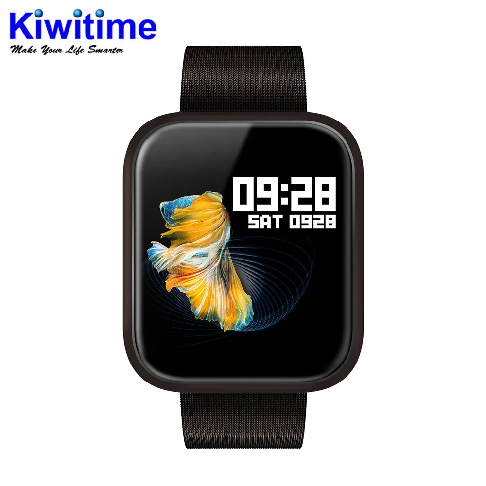 

P70 Smart Band IP68 Waterproof 40mm Smart Watch heart rate monitor blood pressure for ios Android apple iPhone 8 X XS