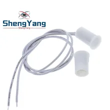 ShengYang, 1 пара, RC-33, встраиваемая дверь, магнитный переключатель, дверной магнит, детектор сигнализации, датчик, домашняя охранная сигнализация, DC 100 в, 300 мА, MC-33