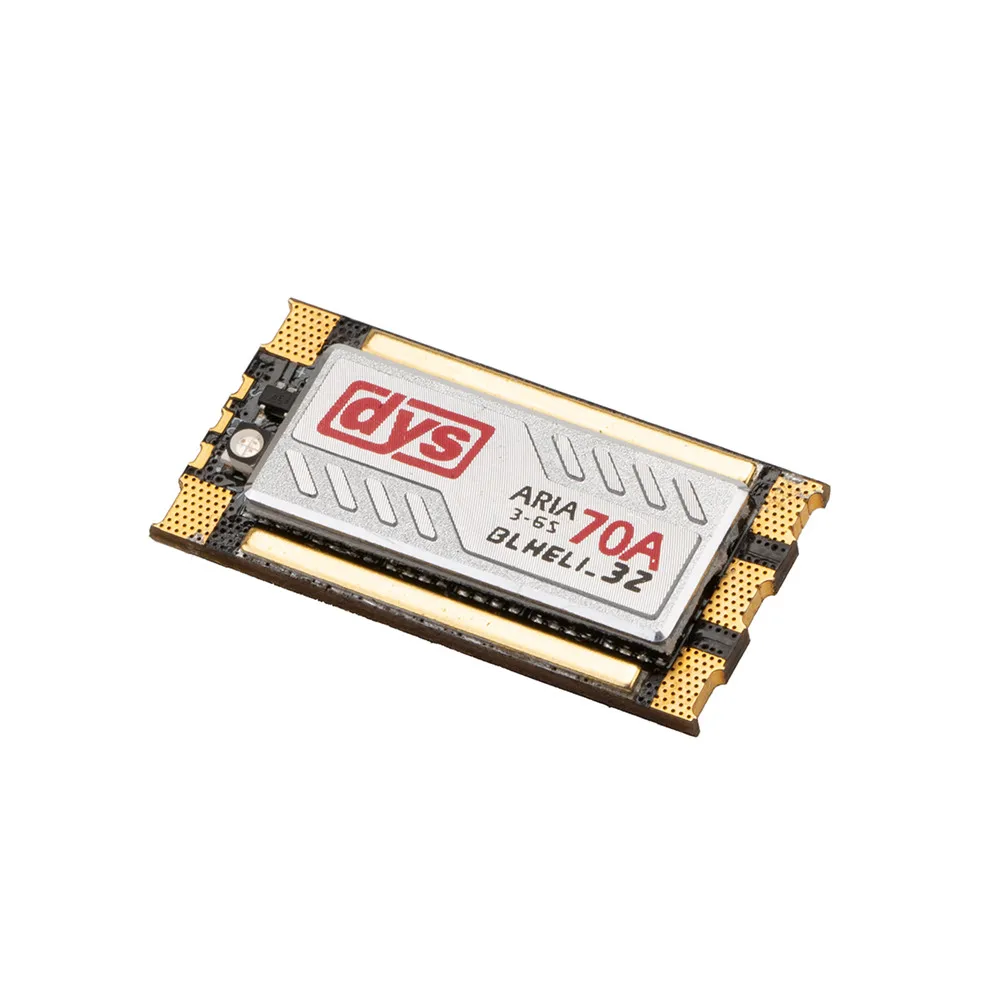 1 шт. DYS Aria BLHeli_32bit 70A бесщеточный ESC 3 6S Dshot1200 датчик готового тока для FPV Racing Multirotor RC
