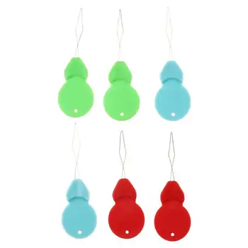 

10pcs/set Gourd DIY Automatic Needle Threader Garment Sewing Thread Guide Hand Machine Sewing Stitch Insertion Tool