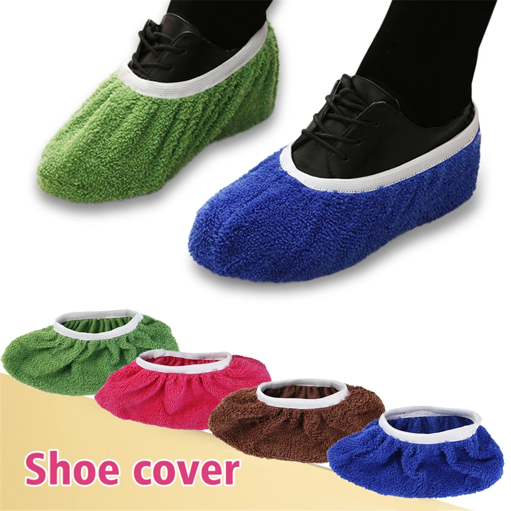 

1Pair Multifunctional Cotton Slipper Shoe Covers Overshoes Reusable Anti-Slip Shoe Cases Accessories Lazy Clean Household Tools