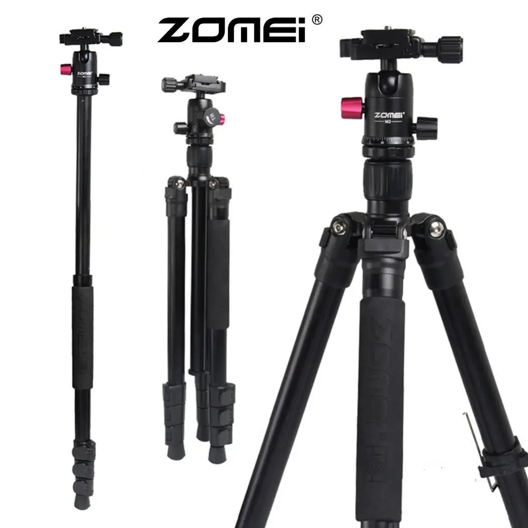 

ZOMEI Camera tripod M3 Lightweight aluminium Alloy Stand Tripod Monopod with Ball Head Quick Release Plate for SLR camera