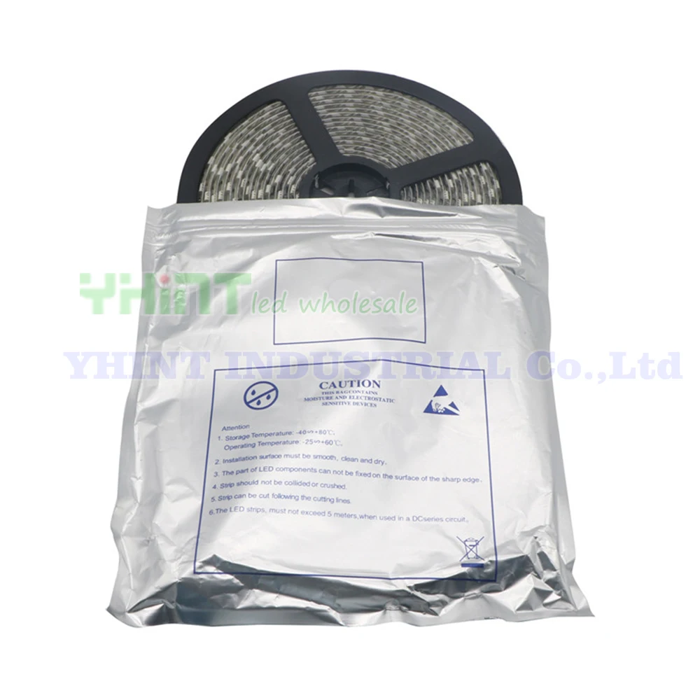 1 комплект 5 метров DC12V 5A SMD5050 IP65/IP20 Водонепроницаемый красный синий зеленый желтый