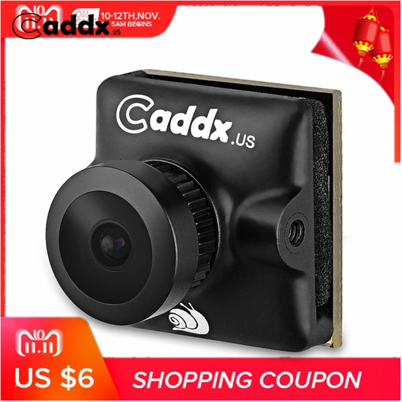 

Caddx Turbo Micro SDR2 Wide Voltage FPV Camera CMOS Double Scan 1/2.8 2.1mm Lens 1200TVL NTSC/PAL For RC Drone Toys
