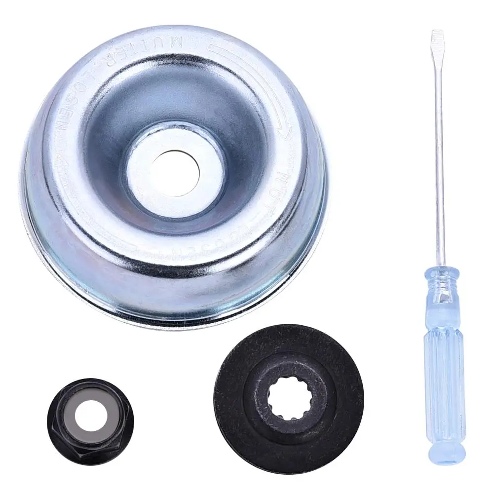 

4 Pcs Strimmer Metal Cutter Repair Kit Protective Cover Fixing Set For FS120 FS130 FS130R FS200 FS250