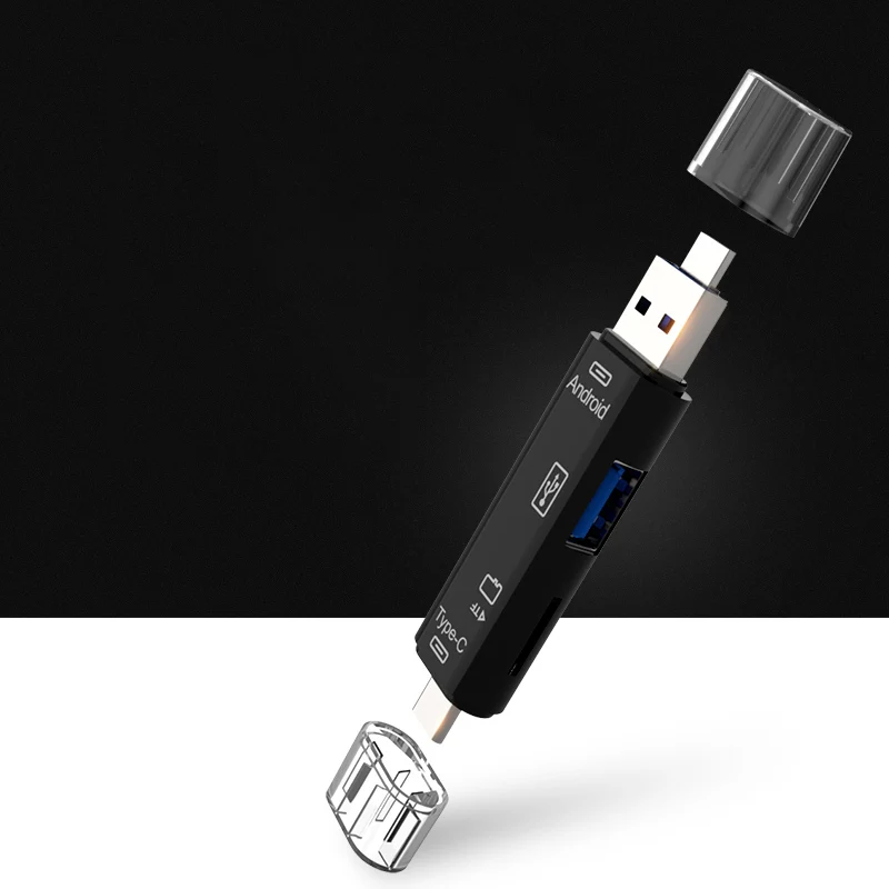 

New All In 1 Usb 3.1 Card Reader High Speed SD TF Micro SD Card Reader Type C USB C Micro USB Memory OTG Card Reader