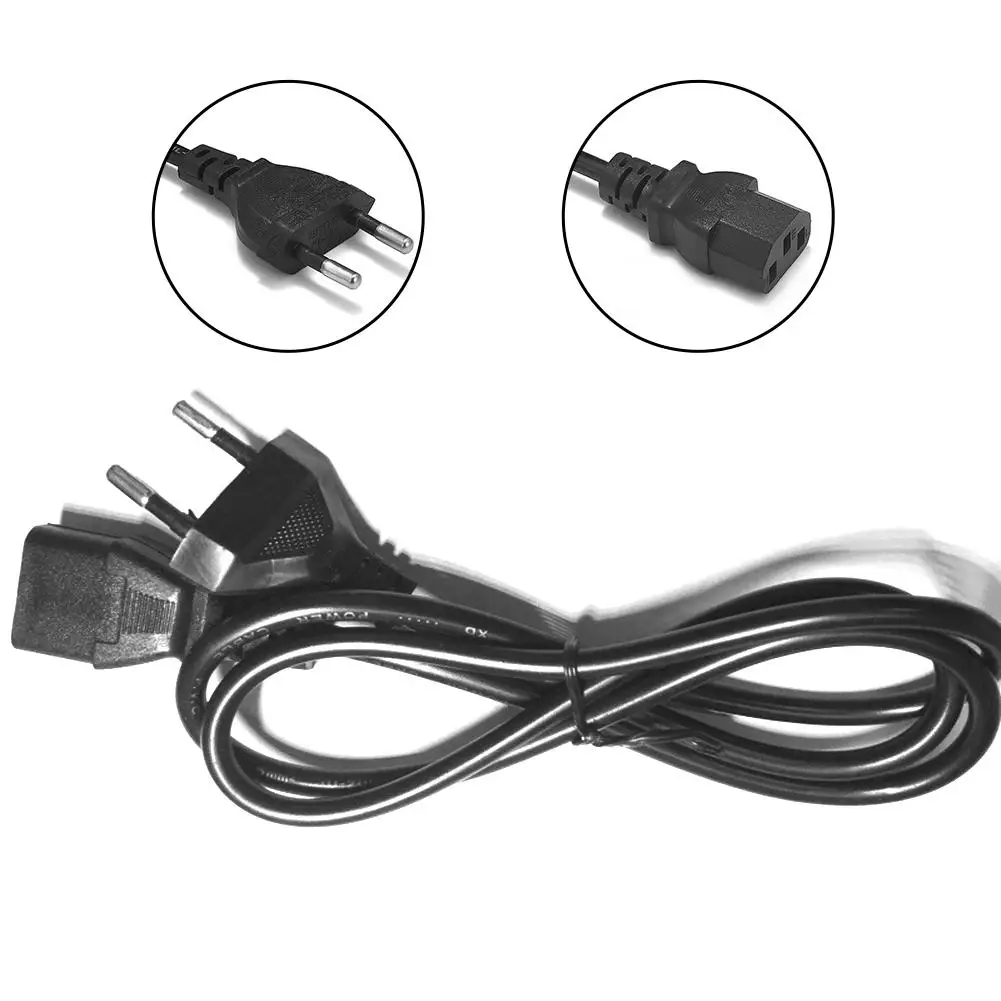 

EU Plug Power Cable Cord Power Adapter For Laptop Computer Host Display AC Adapter Variety Of 3-prong Power