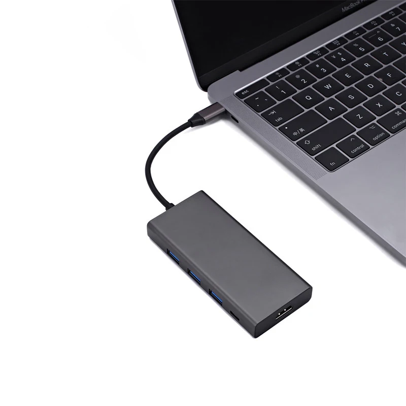 5 в 1 USB C концентратор, usb type C 3,1(совместимый Thunderbolt 3) 4K HDMI адаптер, USB-C к многопортовой док-станции HDMI/USB 3,0 USBC PD Po