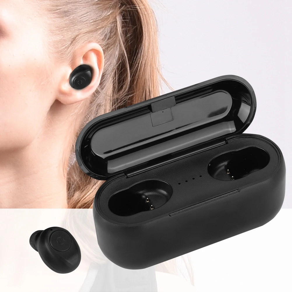 

TWS Wireless Bluetooth Earphone with Charging Box HiFi Sound Hands-free Call Sport Mini Bluetooth earphones kits