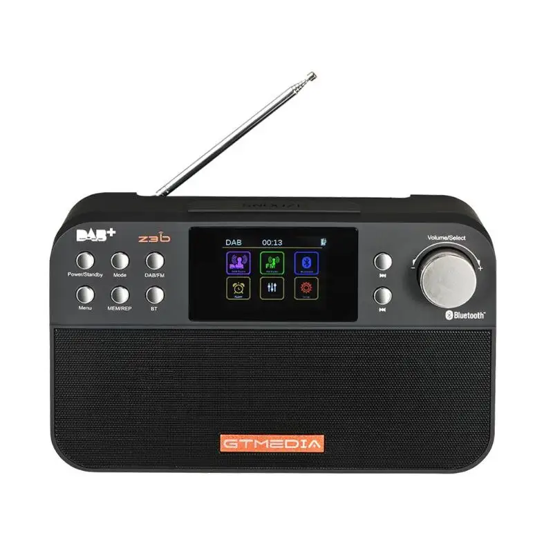 

GTmedia Z3B DAB+ FM RDS Radio 2.4" TFT Color Display Bluetooth Alarm Clock Support Clock/Alarm/Sleep Timer with time backup