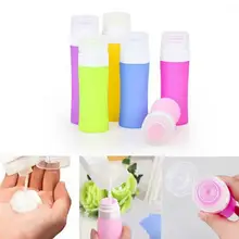 80 мл силиконовая бутылка для путешествий косметическая Сжимать Пресс бутылка упаковка бутылка лосьон шампунь контейнер для ванной пресс бутылка складной