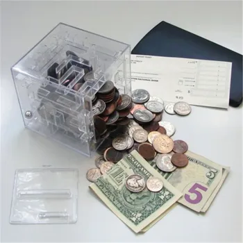 

Money Saving Boxes Creative Maze Coin Box Puzzle Gift Game Prize Saving Bank Gifts