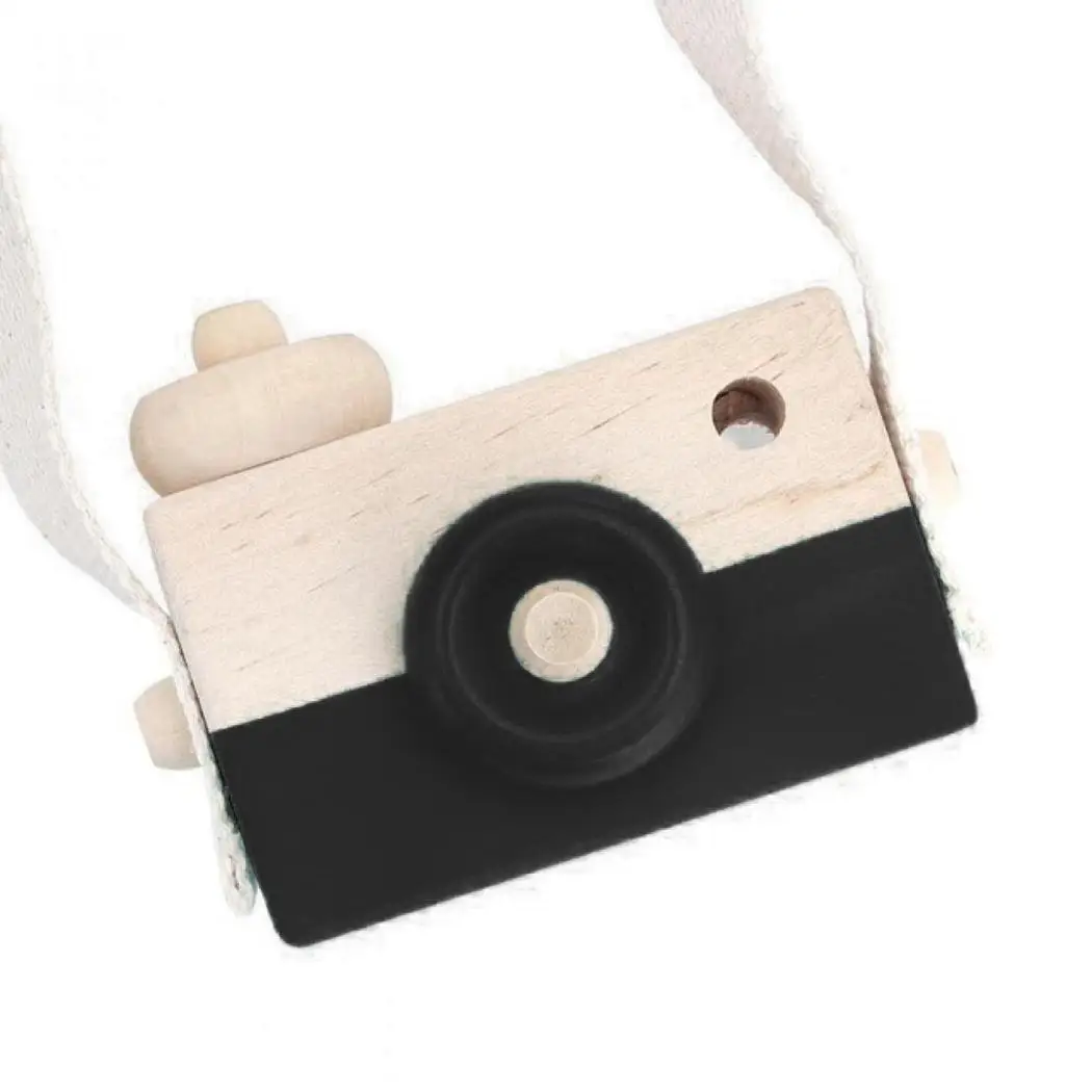 Cute Mini Hanging Wooden Camera Toy Kids Room Decor Birthday Gifts kids toys educational toys toys for children