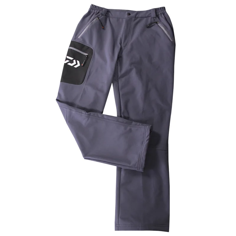 

1PC Autumn Spring Outdoor Sports Fishing Pants Waterproof Plus Velvet Lightweight Warm Thickening Elastic Fishing Pants