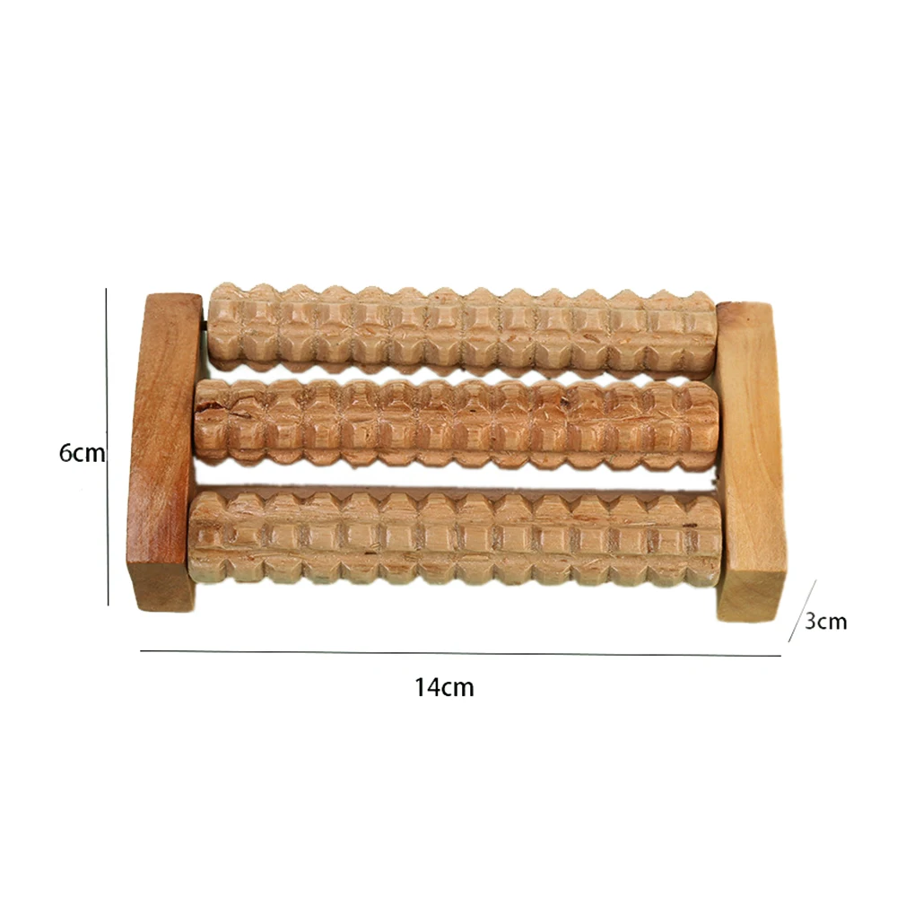 1 шт., массажер для ног, три ряда, деревянный массажер для ног, уход за ногами, Массажная Терапия снятия стресса, релаксация, уход за ногами