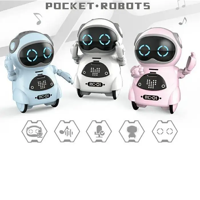 Children Mini Movable humanoid Intelligent Dancing Robot Toy RC Dance Robots Walking Speaking Early Education Toy