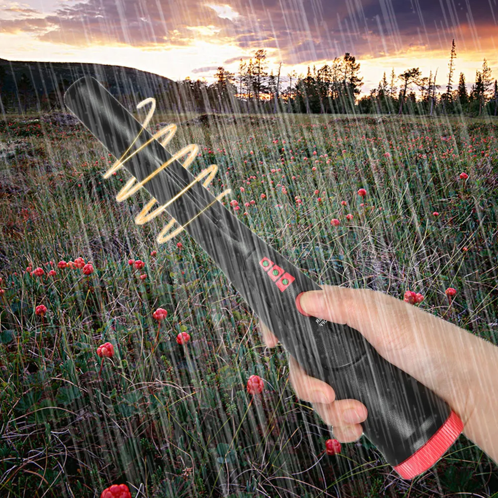WHDZ GC 2007 портативный подземный металлоискатель с Pinpointer 360 градусов боковое