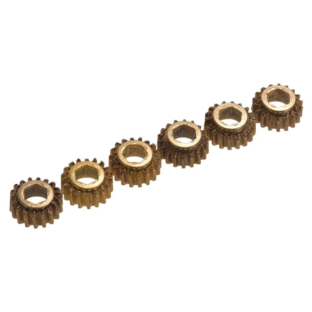 

6pcs Guitar Tuner Gear Acoustic Guitar String Tuners Tuning Pegs Keys Machine Heads Mount Hex Hole Gear 1:18 Ratio