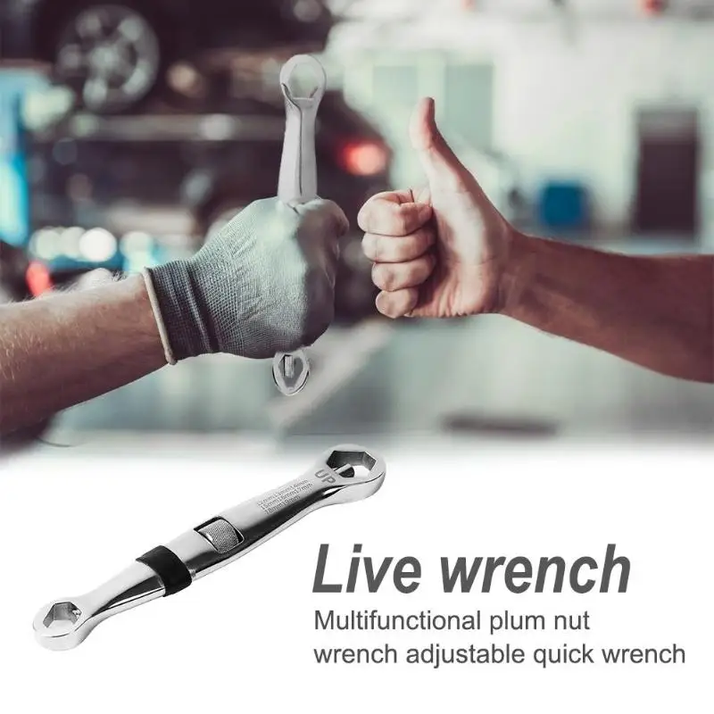 

Multi-functional Torx Plum Nut Spanner 4-19mm Adjustable quick Release Flexible Type Wrench Combination Ratchet Wrench