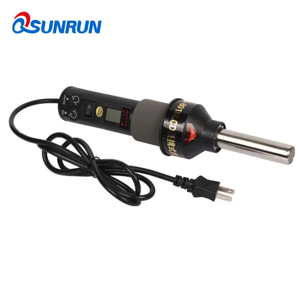 QSUNRUN Электрический пайки Gj 8018 450 в 220 Вт ЖК дисплей Портативный электронный тепла