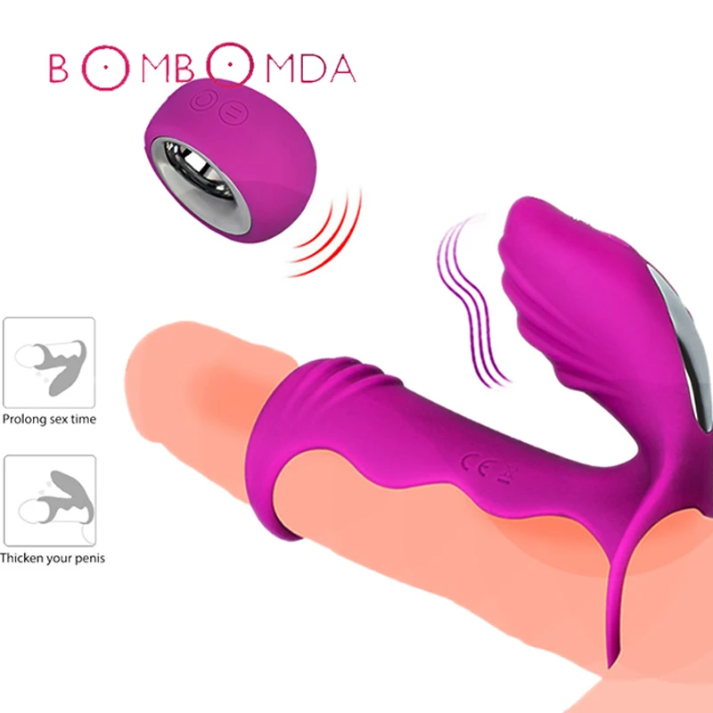 Cena Sex Shop wibracje pierścień erekcyjny Sex zabawki dla mężczyzn masturbacja wibrator dla kobiet pilot zdalnego sterowania Cockring produkty erotyczne dla dorosłych