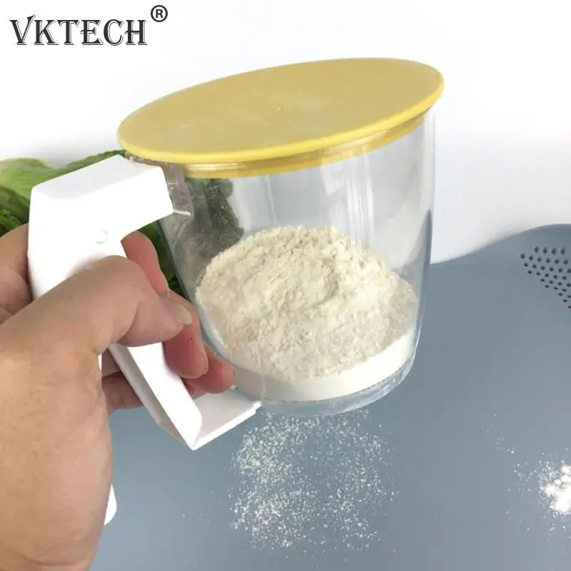 

Hand-held Flour Sieve Fine Mesh Sugar Filter Manual Icing Sugar Powder Strainer Kitchen Pastry Tools Baking Tools