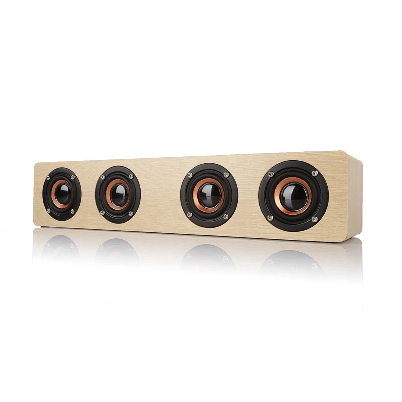 Bluetooth 4 0 Деревянный Hi Fi громкий динамик fm радио 12 Вт беспроводной 3000