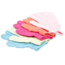 4x отшелушивающая перчатка для тела, для душа, мочалка-губка, скраб, массажный спа