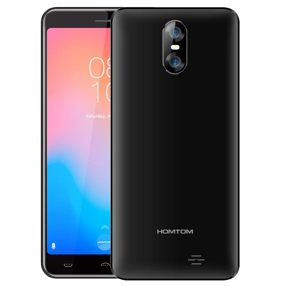 HOMTOM C13 3g смартфон 5,0 ''Android GO MT6580M Quad-core 1. 3g Гц 1 ГБ Оперативная память 8 GB Встроенная память 5.0MP сзади Камера 2750 mAh мобильных телефонов