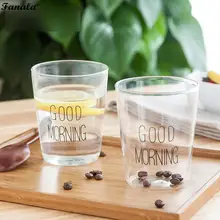 1 шт., милая стеклянная чашка для завтрака, кофе, чая, молока, йогурта, кружка, креативная кружка, хорошее утро, подарки, 450 мл, стеклянная кофейная кружка, чашка для путешествий