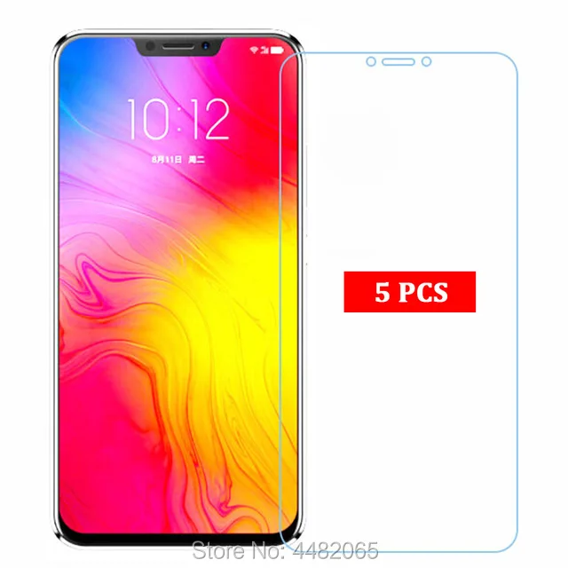 Закаленное стекло для Lenovo Z5 5 шт. Защита экрана Pro 2.5D изогнутая Полностью