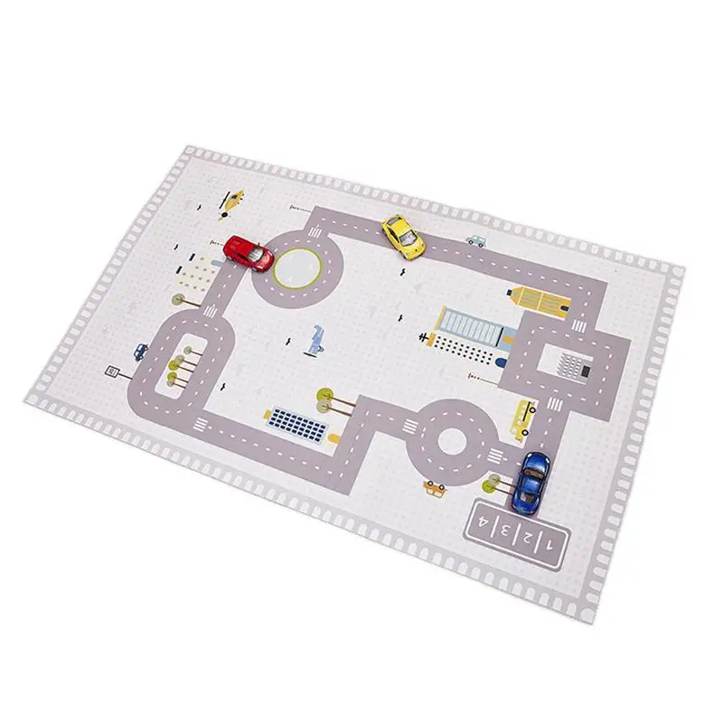 

MINOCOOL Children Digital Highway Play Mat Gaming Carpet Floor Mat Crawling Pad Children's Room Decoration