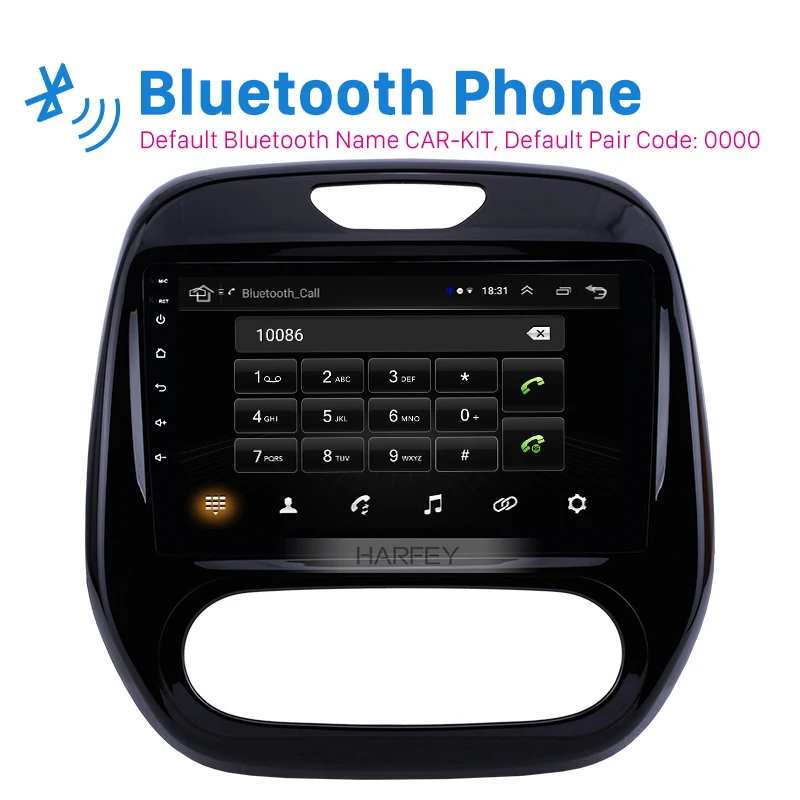 Автомагнитола Harfey 2DIN на Android радио аудио GPS мультимедийный плеер для Renault Captur CLIO