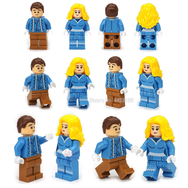 City Frozeningly Prom Building Blocks Series Figures Mini Princess Prince Model Assemble Scenes Gift for girl With Legoinglys City Frozeningly Prom Building Blocks Series Figures Mini Princess Prince Model Assemble Scenes Gift for girl With Legoinglys
