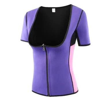 

Trendy Women clothes short sleeve Waist Trainer Cincher Underbust cotton Corset Belt Shapewear Slim Body one pieces