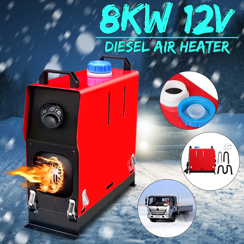 

8KW 12V All In One Air diesels Heater 8000W One Hole Car Heater Thermostat Parking Heater For Trucks Motor-Homes Boats Bus